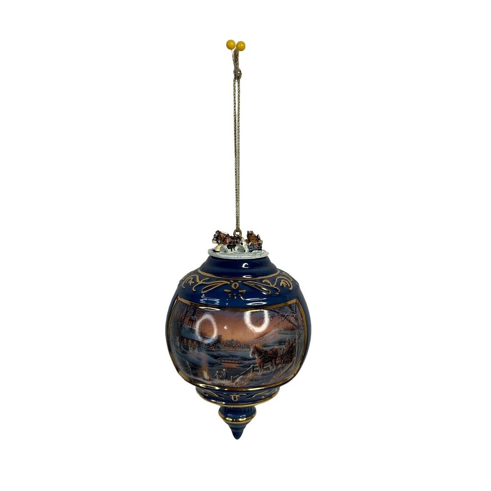 Terry Redlin Ornament 1999 Holiday Memories Bradford Christmas Heirloom Vintage‎